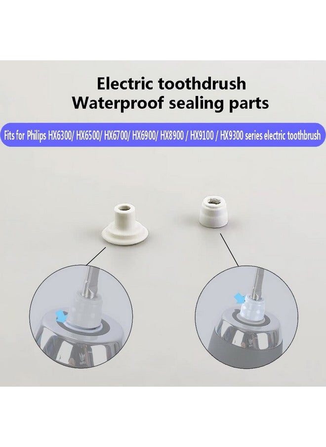 Electric Toothbrush Waterproof Sealing Parts For Philips Hx6710 Hx6730 Hx6930 Hx6950 Hx9140 Hx9160 Hx9340 Hx9350,Universal Waterproof Sealing Parts Rubber Pads (2 Set)