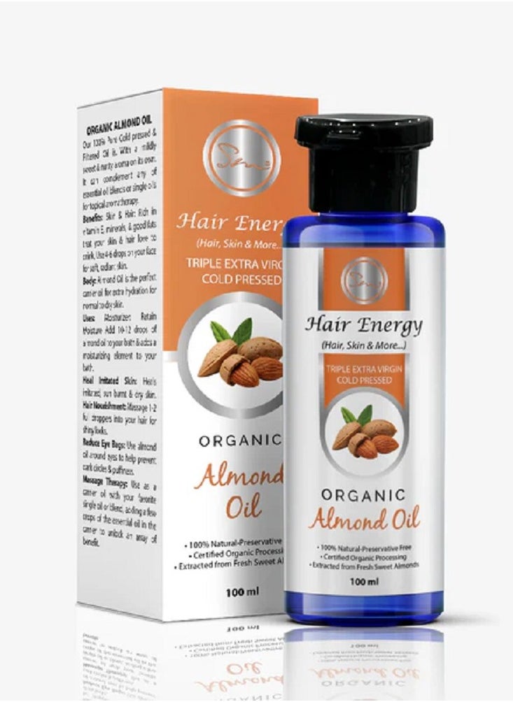 Hair Energy Organic Sweet Almond Oil