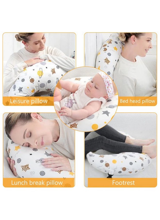 ® Baby Feeding Pillow For Mom Breastfeeding, Nursing Pillow With Infant Support Cushion, Multi Nursing Pad With Removable Neck Belt For Mom Use, Cotton