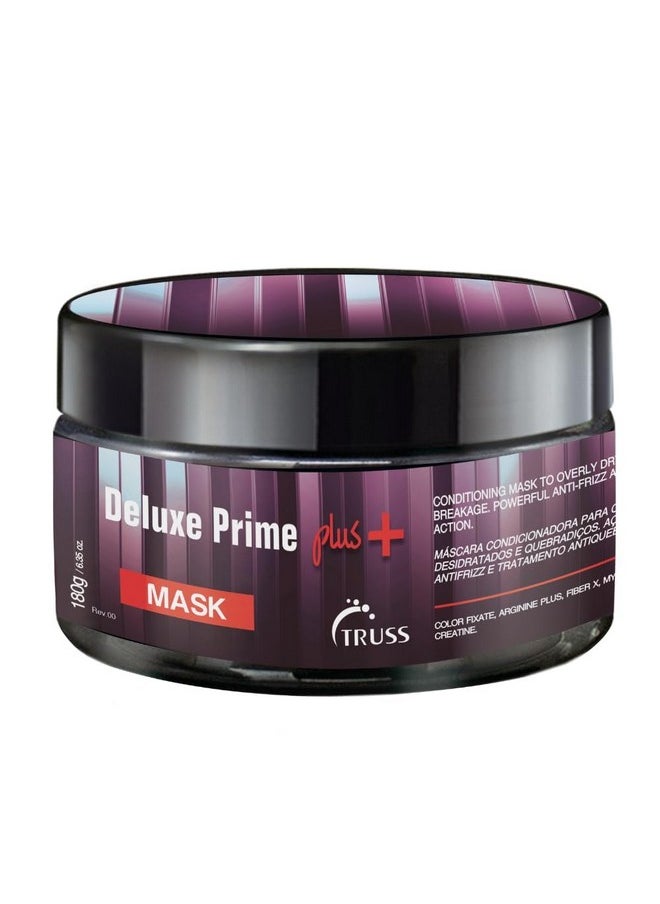 Deluxe Prime + Hair Treatment - Anti Frizz, Hydrating For Brittle And Discolored Hair - Powerful Shine & Anti-Breakage (6.35 Oz)