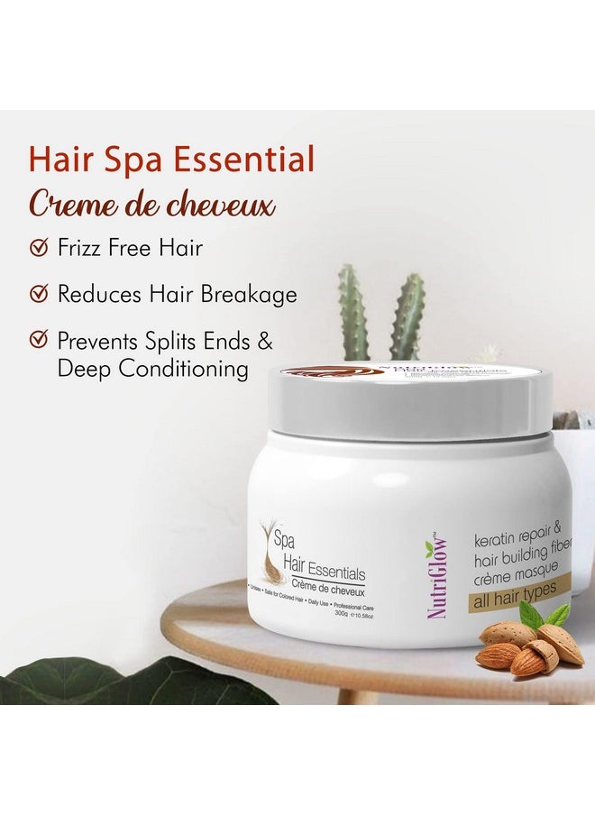 Hair Spa Cream With Keratin Repair Formula For All Hair Types, Professional Care - 300G