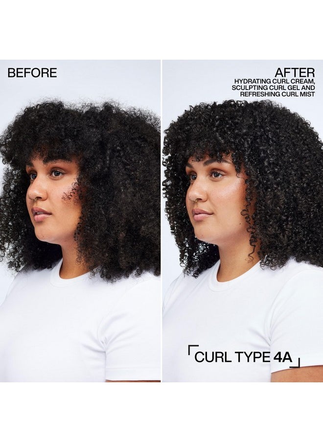 Hydrating Curl Cream | 72-Hour Curl Defining Styling Cream | Heat Protection | Formulated With Squalane & Jojoba Oil | For Curly And Coily Hair | Silicone-Free | Paraben-Free