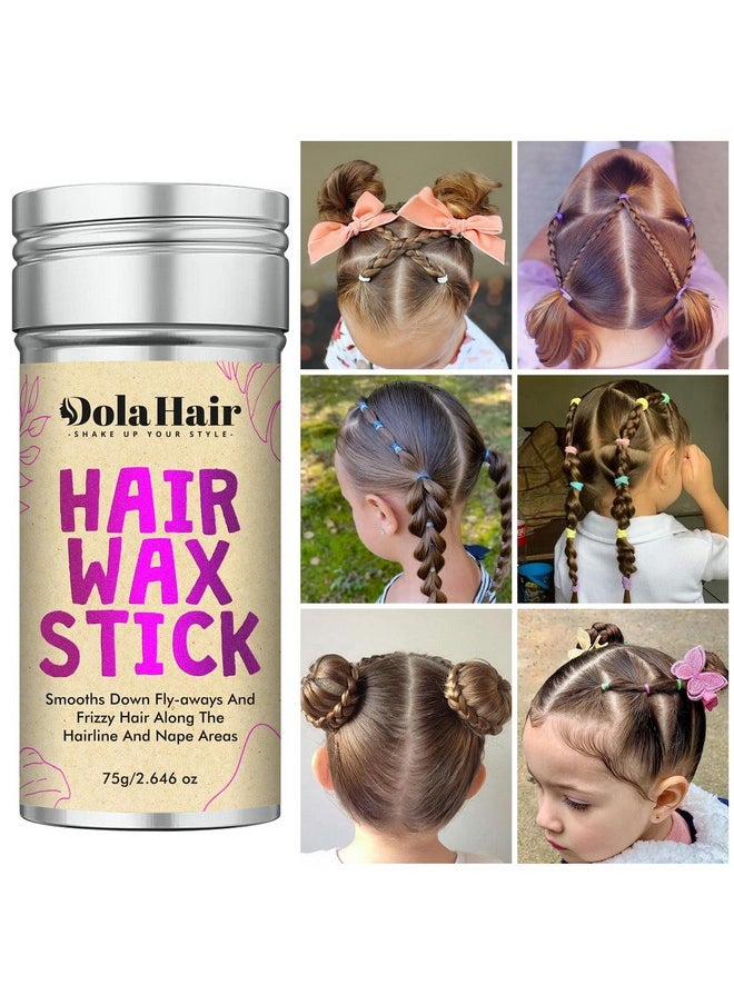 Hair Wax Stick For Flyaways, Smoothing, And Slick Back - Hair Pomade For Women And Kids (2 Pack)