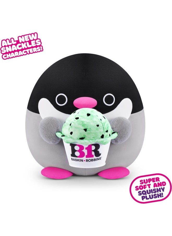 Snackles Series 2 Penelope the Penguin with Baskin-Robbin Plush (40.64 cm)