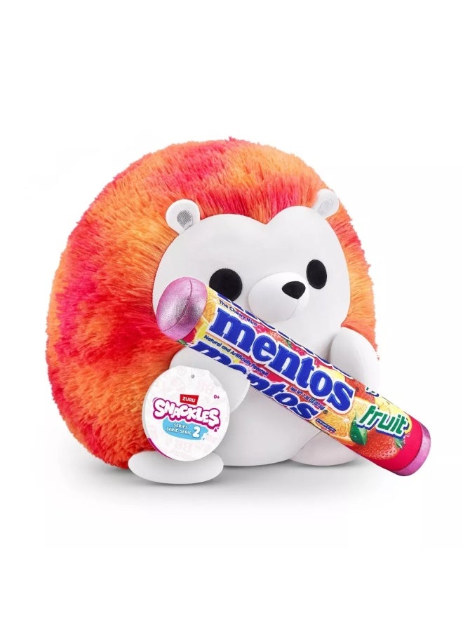 Snackles Series 2 Heidi the Hedgehog with Mentos Plush (20.32 cm)