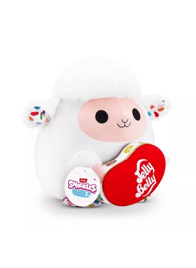 Snackles Series 2 Babra the Lamb with Jelly Belly Plush (20.32 cm)