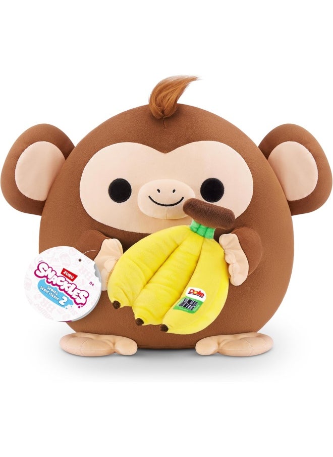 Snackles Series 2 Riko Monkey with Dole Banana Plush (35.56 cm)