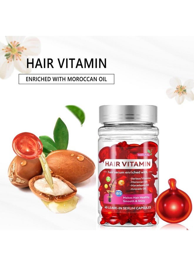 2 Boxs Hair Vitamin Serum, Hair Treatment Serum Oil Capsule For Repair Frizzy & Dry Hair.