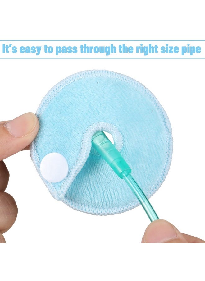 28 Packs G Tube Pads Holder Abdominal G Tube Button Pads Soft G Tube Covers Absorbent G Tube Pads Feeding Tube Accessories Peg Tube Supplies Feeding Tube Pads Cotton Pads For Nursing Care