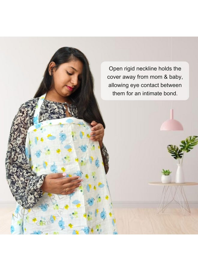 Care Cave Nursing Scarf For Breastfeeding Mothers (Elephant)