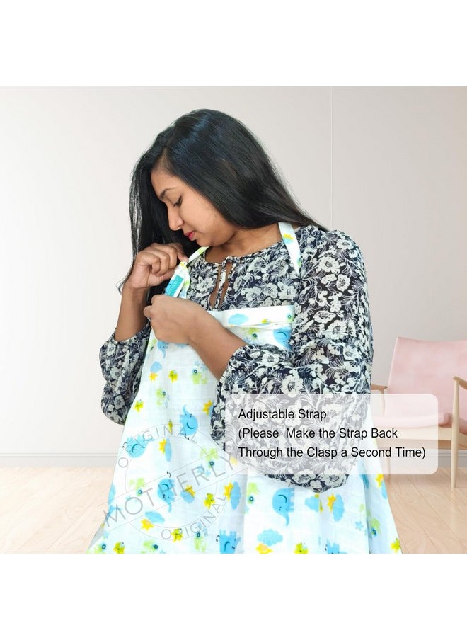 Care Cave Nursing Scarf For Breastfeeding Mothers (Elephant)