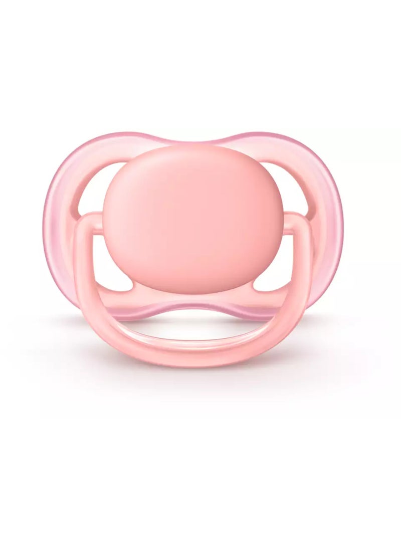 2-Piece Ultra Air Mix Soft Pacifier Set Pink