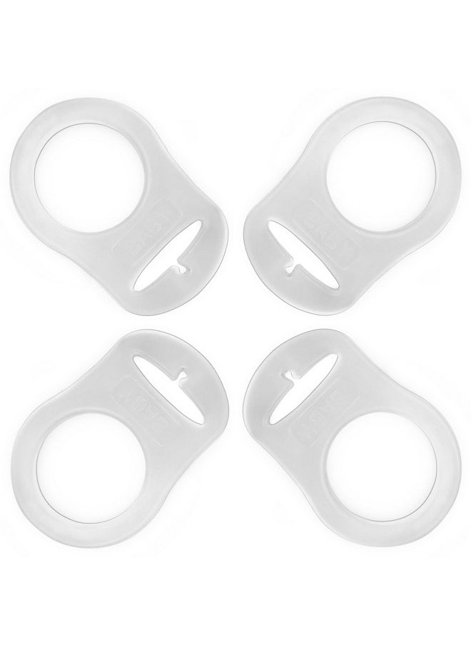 Pacifier Adapter Rings - Silicone Adapter For Pacifier Holder And Clip Mam-Compatible