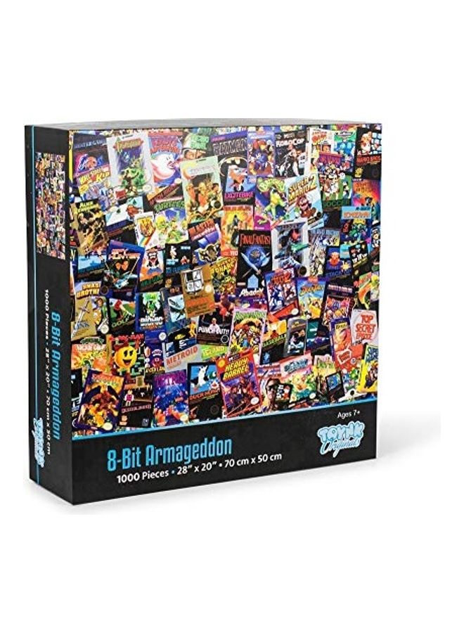 1000-Piece 8-Bit Armageddon Jigsaw Puzzle Set