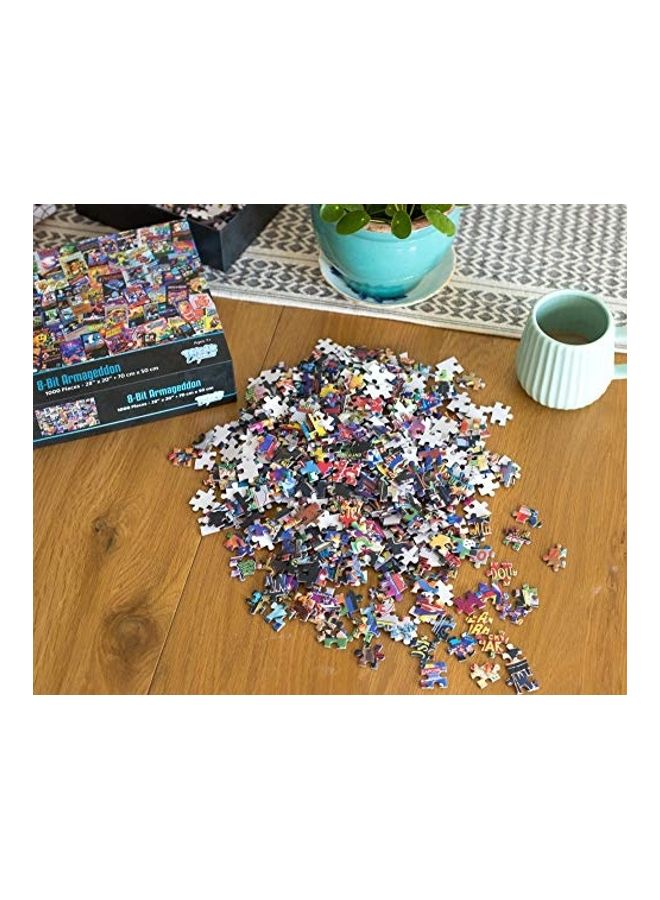 1000-Piece 8-Bit Armageddon Jigsaw Puzzle Set