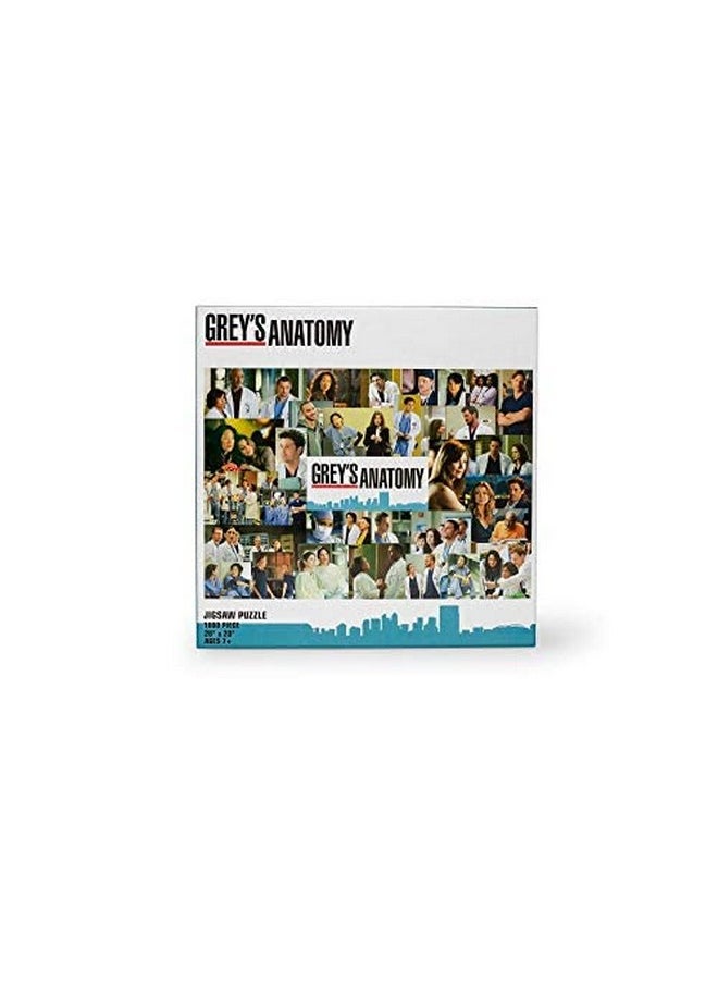 Grey'S Anatomy Collage 1000 Piece Jigsaw Puzzle For Adults | Educational Toy Gifts | Challenging Interactive Brain Teaser For Family Game Night | 28 X 20 Inches