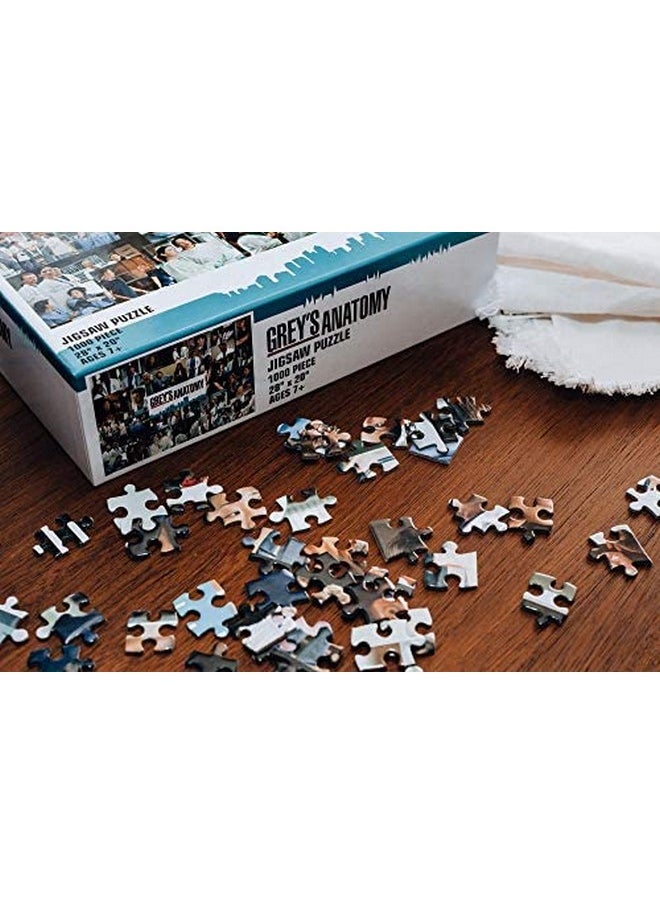 Grey'S Anatomy Collage 1000 Piece Jigsaw Puzzle For Adults | Educational Toy Gifts | Challenging Interactive Brain Teaser For Family Game Night | 28 X 20 Inches