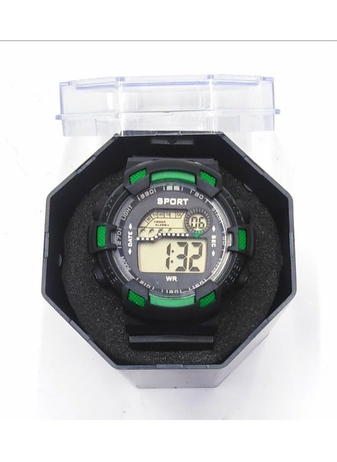 Children Digital Sports Watches, Multicolour, 12 Pieces