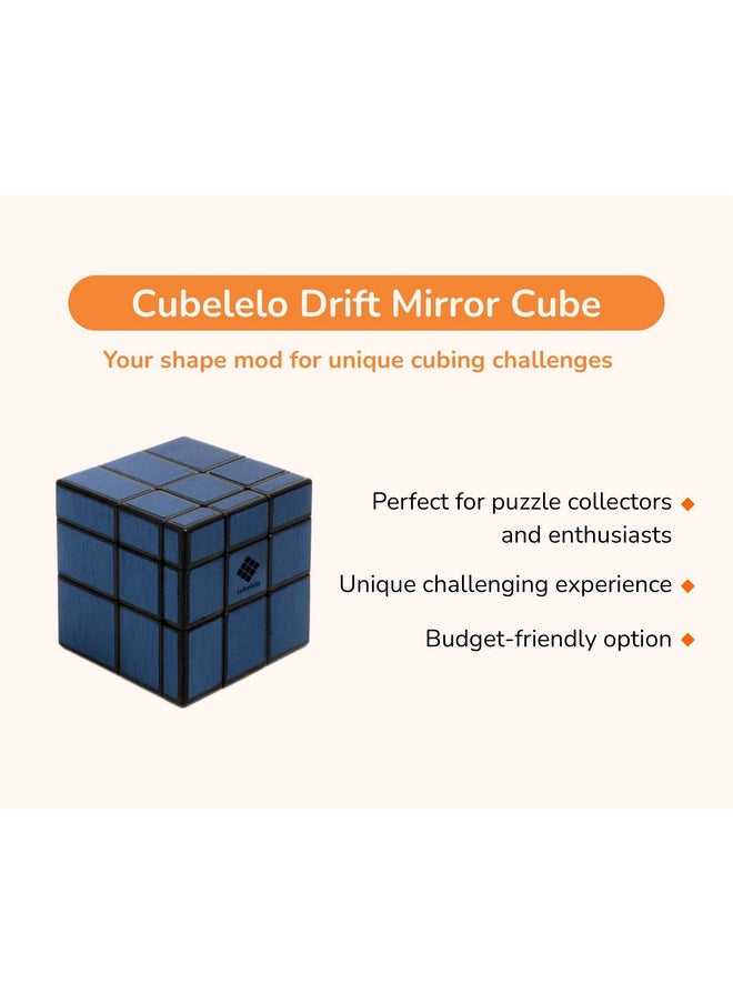 Drift Mirror Blue Magic Cube Brainstorming Stressbuster Speedcube Puzzle