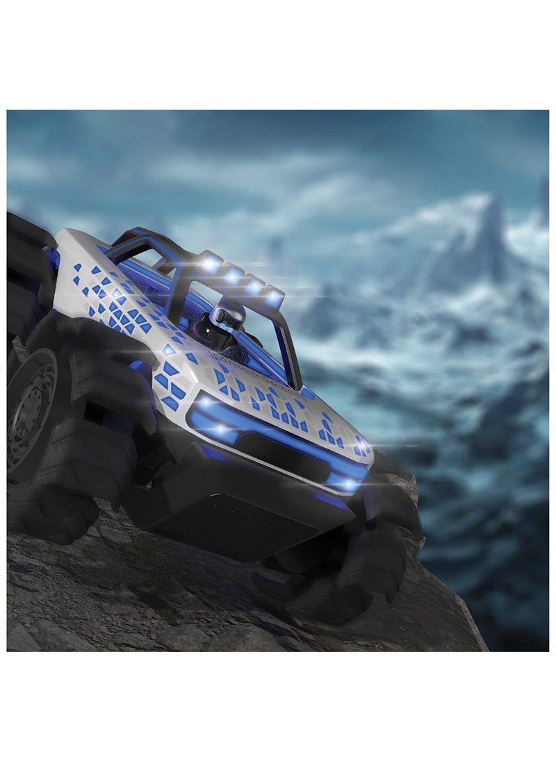 Sharper Image Phantom Crawler RC Light-Up Truck, Expanding Tires Rechargeable Battery Durable Wireless RC Action Toy