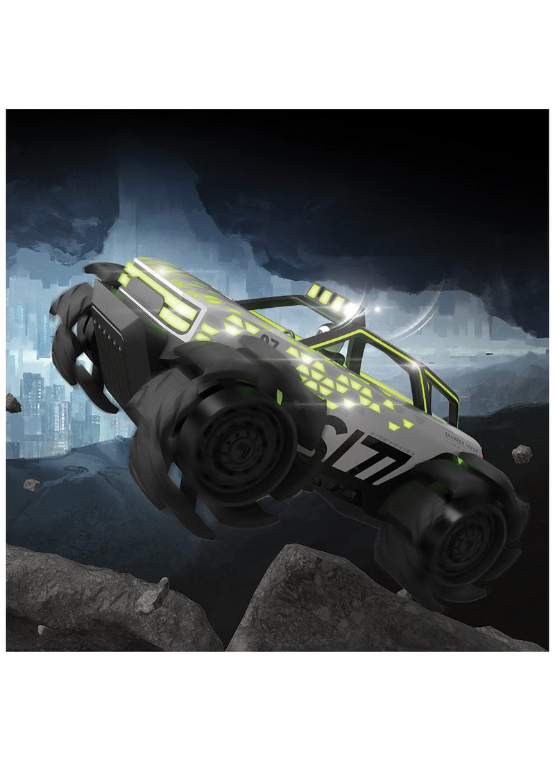 Sharper Image Phantom Crawler RC Light-Up Truck, Expanding Tires Rechargeable Battery Durable Wireless RC Action Toy