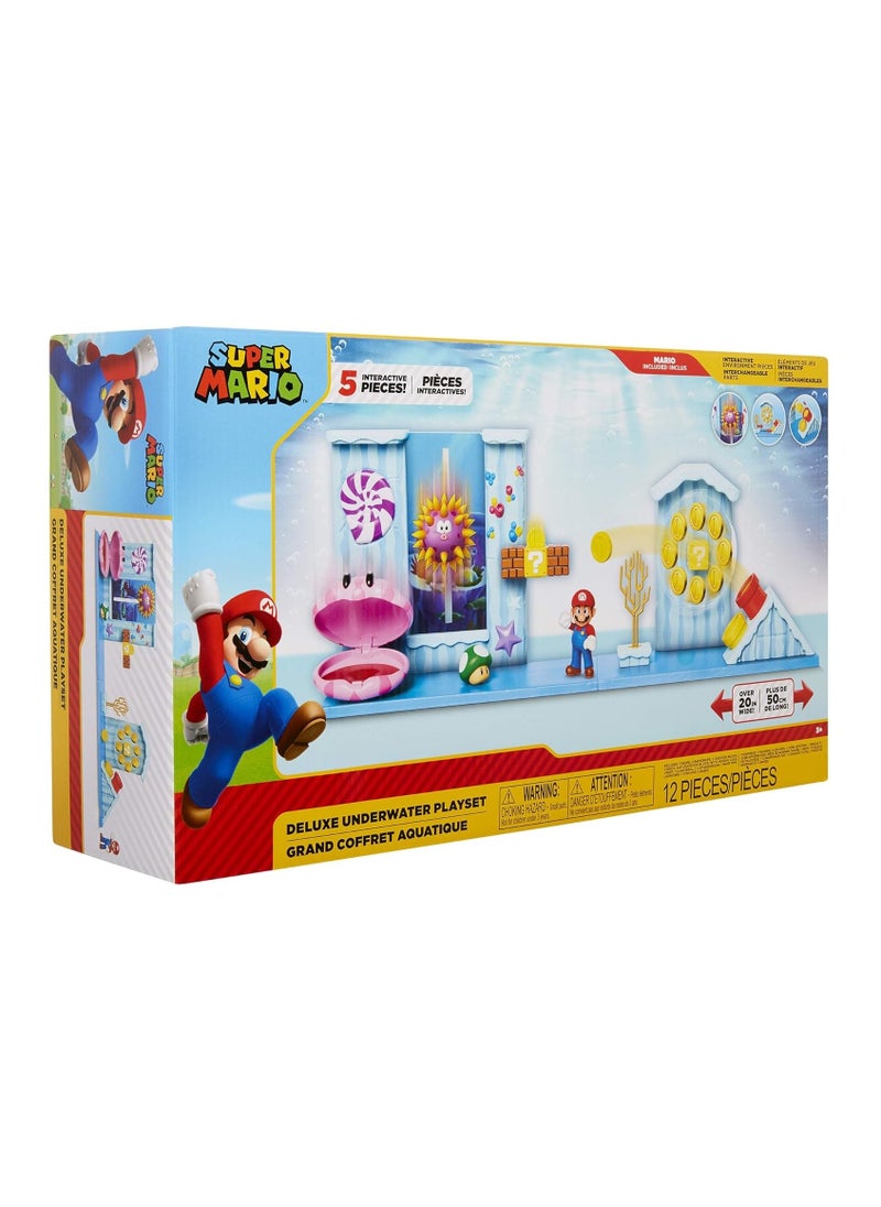 Super Mario Deluxe Underwater Playset