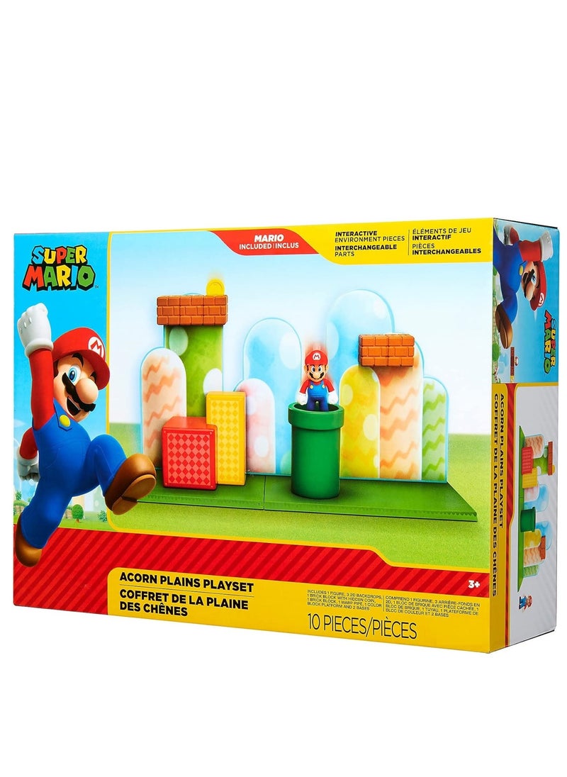 Super Mario Acorn Plains Playset