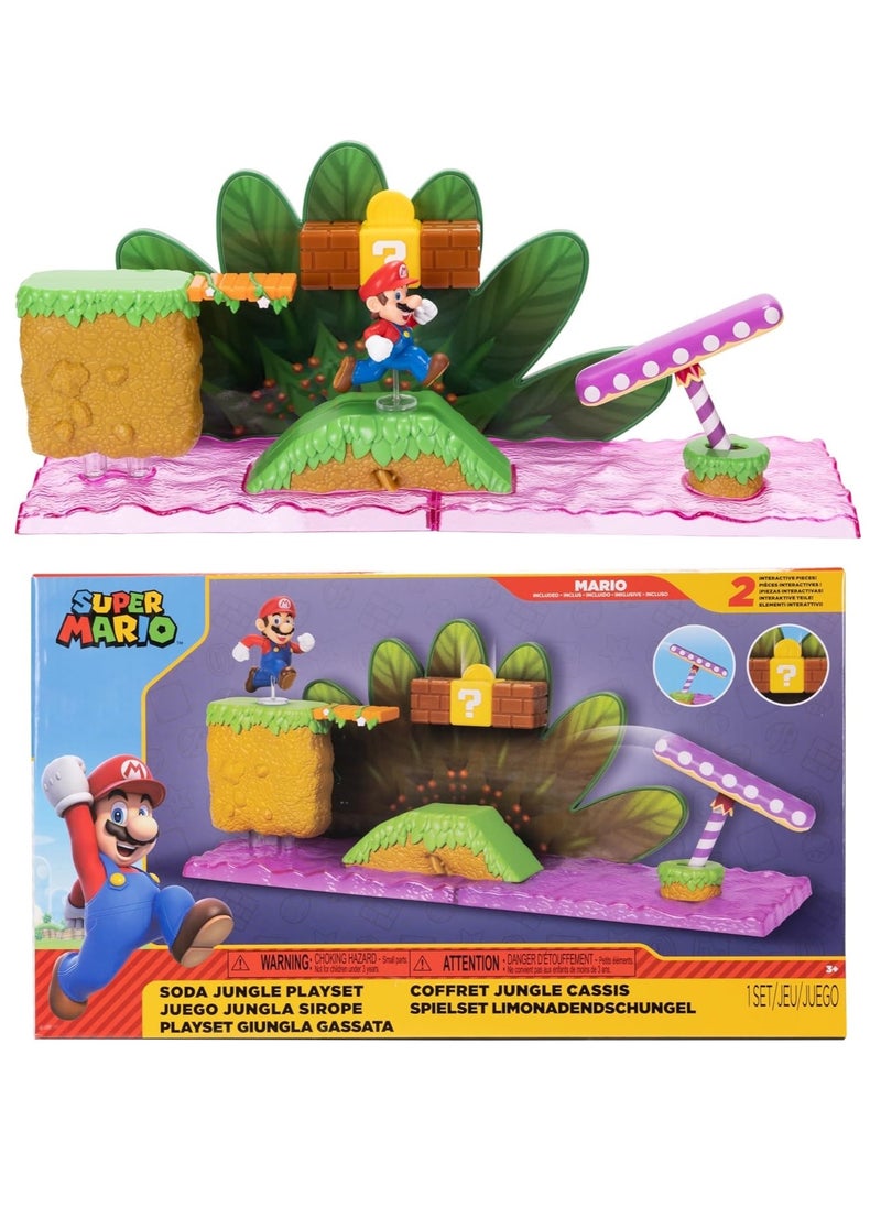 Super Mario Soda Jungle Playset