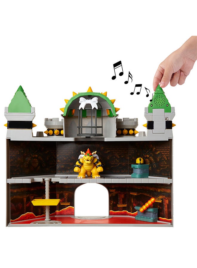 Nintendo Bowser Castle Playset With 5 Super Mario Figures 43x47.8x13cm