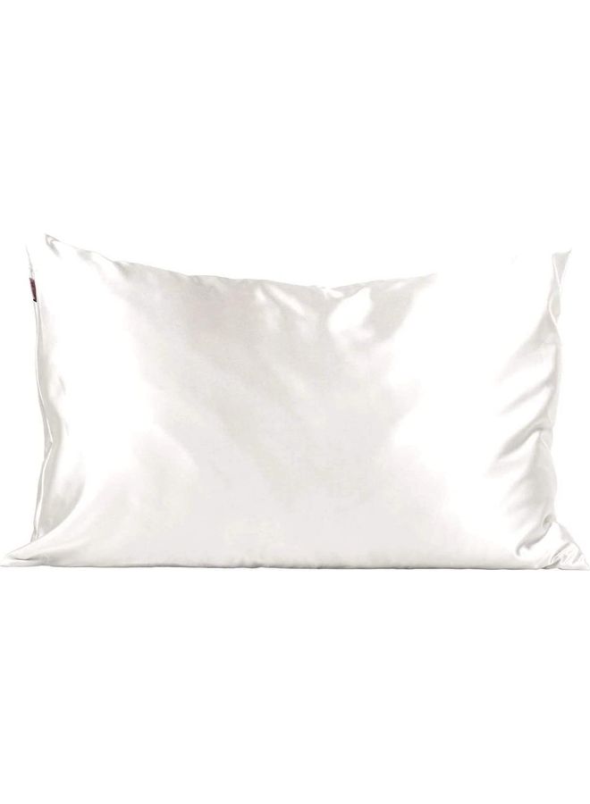 100% Satin Pillowcase Satin White 26 x 20 x 0.1inch