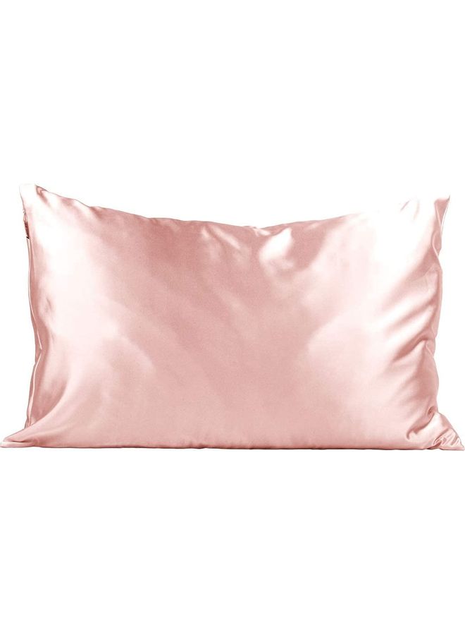 100% Satin Pillowcase Satin Pink 20 x 26 x 0.1inch