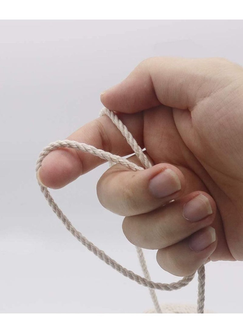 4MM 165 Feet Cotton Twine Safe Cooking String for Tying Homemade Meat Making Sausage DIY Craft and Gardening Applications