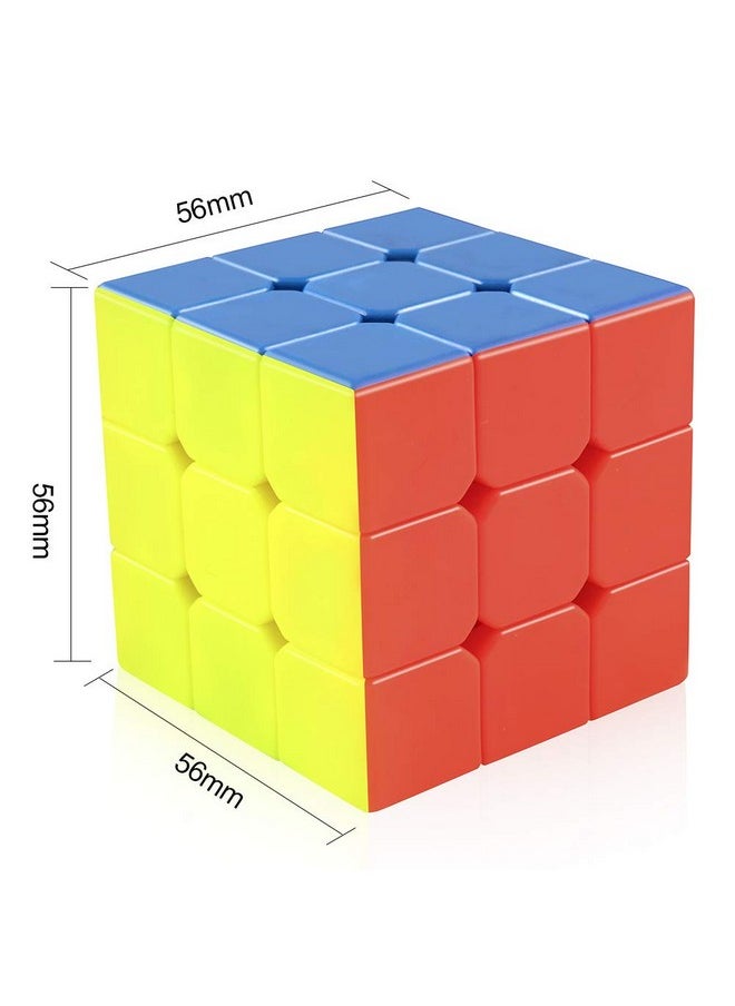 Cyclone Boys 3X3 Speed Cube Stickerless Magic Cube 3X3X3 Puzzles Toys (56Mm)