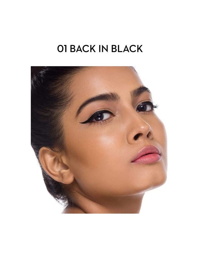 Gloss Boss 24Hr Eyeliner01 Back In Black (Black) Long Lasting 24Hr Coverage