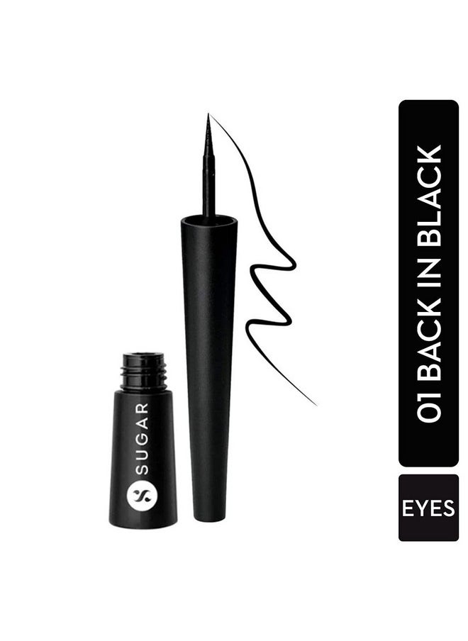 Gloss Boss 24Hr Eyeliner01 Back In Black (Black) Long Lasting 24Hr Coverage