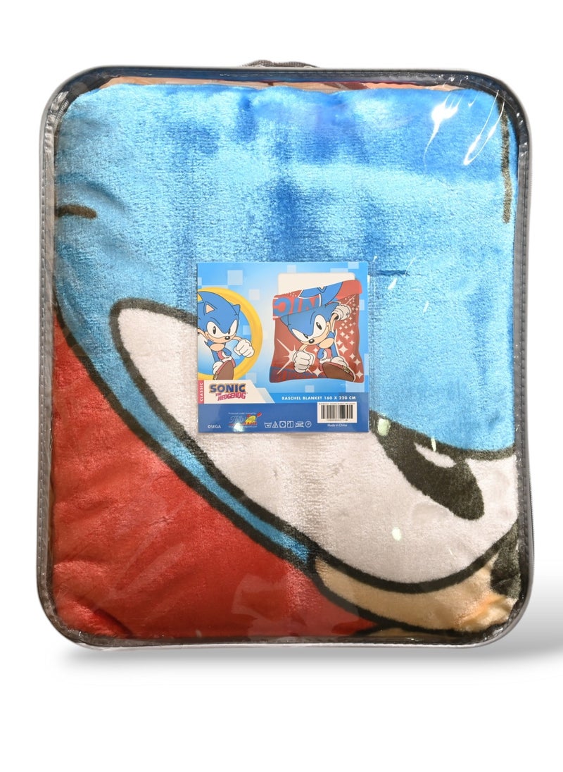 Sonic Raschel Blanket - 160 x 220 cm, 100% Polyester, 2200 grams