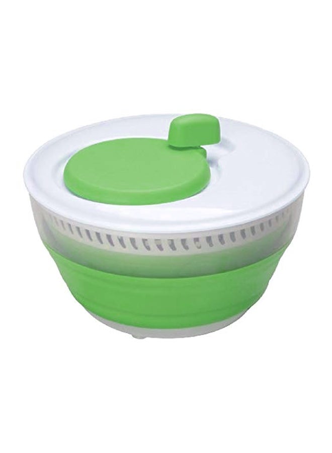 Collapsible Salad Spinner Green/White