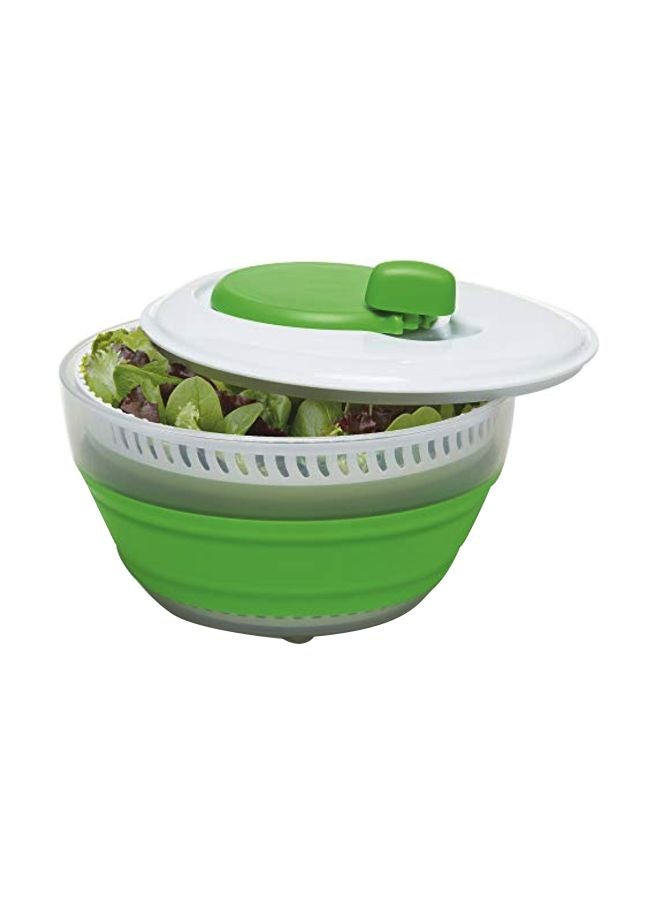 Collapsible Salad Spinner Green/White