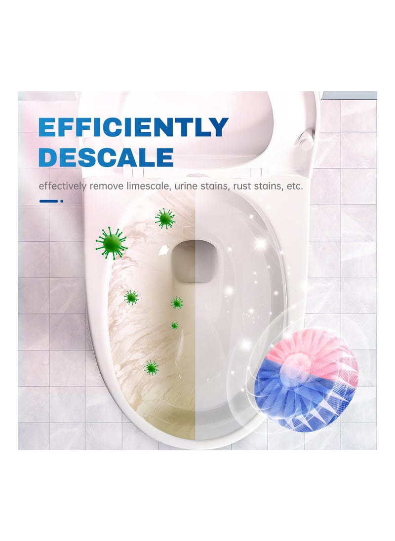 20PCS Toilet Bowl Cleaners, Upgraded Long-Lasting Toilet Cleaner, Toilet Bowl Cleaner Tablets, Prevent Various Stains, Slow-Releasing Toilet Tank Cleaners for Deodorizing & Descaling