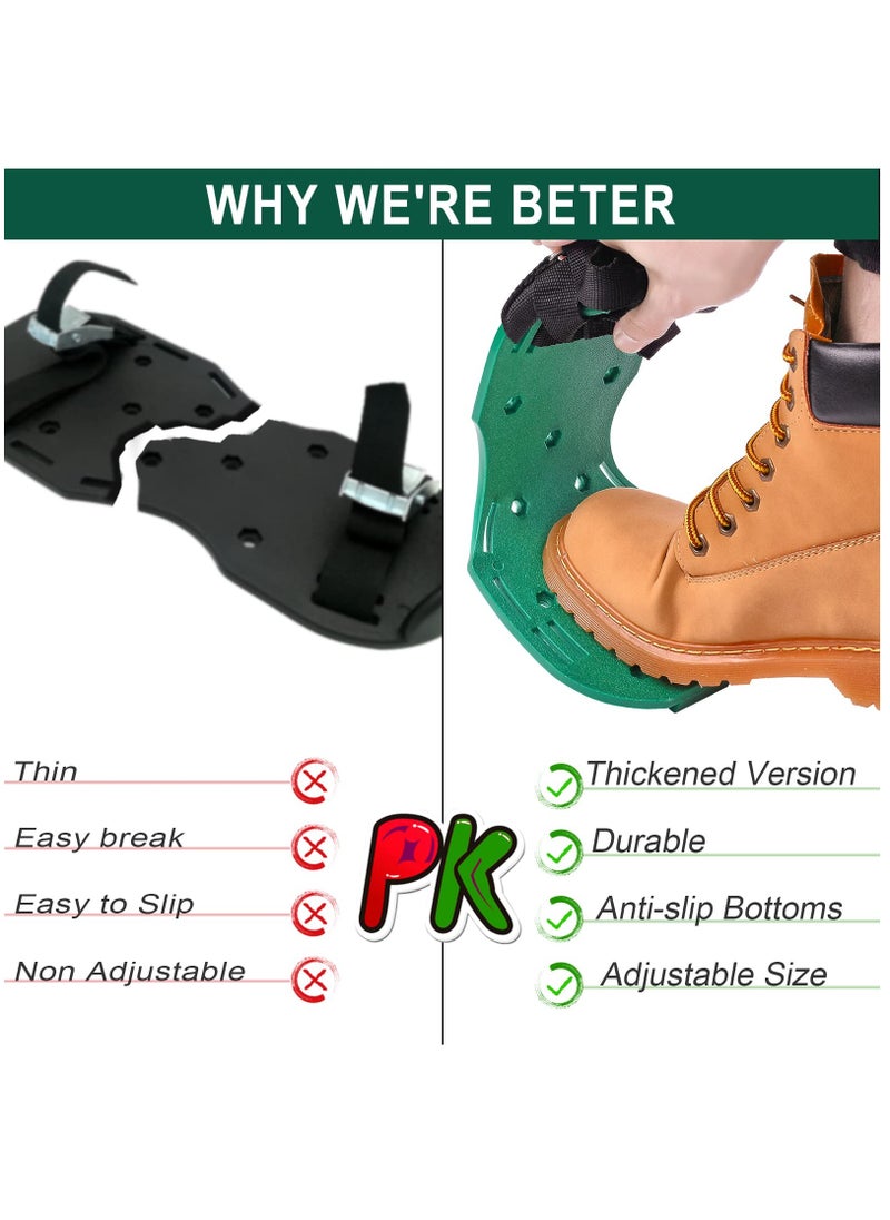 Lawn Aerator Shoes with 26 Spikes, Revitalize Your Lawn Health with Aerating Shoe Spikes, Effective Lawn Aeration Tool for Improved Soil Aeration and Grass Growth.