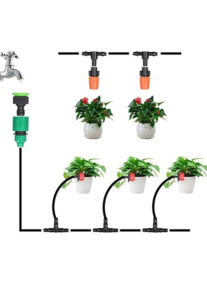 DIY Saving Water Automatic Micro Drip Irrigation System Garden Greenhouse Irrigation Spray Self Watering Kits