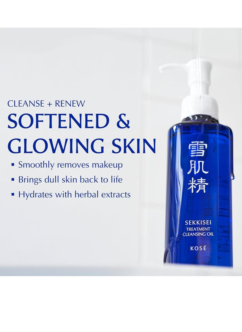 SEKKISEI Treatment Cleansing Oil, Facial Cleanser & Makeup Remover, 10.1 Ounce