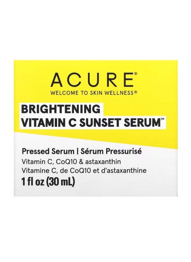 Brightening Vitamin C Sunset Serum 1 fl oz 30 ml