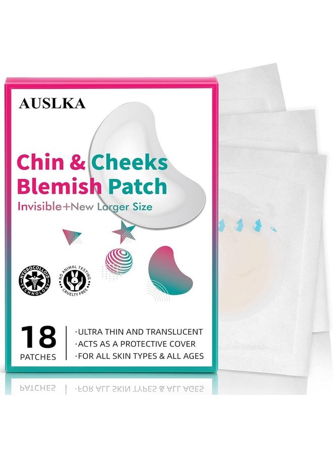 Pimple Patches (18 Count),Hydrocolloid Patches,Zit & Blemish, Large Spot Stickers For Face And Skin