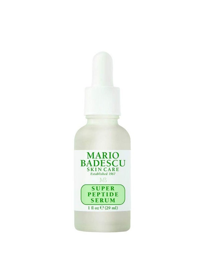 Super Peptide Serum For All Skin Types, Reduces The Look Of Dry Lines & Wrinkles, Formulated With Sodium Hyaluronate & Peptides, 1 Fl Oz