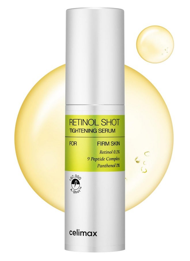 The Vita A Retinol Shot Tightening Serum | With Pure Vitamin A Retinol, Peptide, Pore Minimizer, Wrinkles & Fine Lines, Firmer Skin, 30Ml