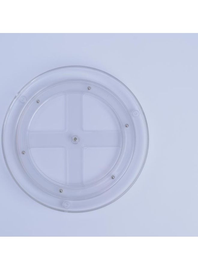 Acrylic Lazy Susan Tray Clear 0.2Liters