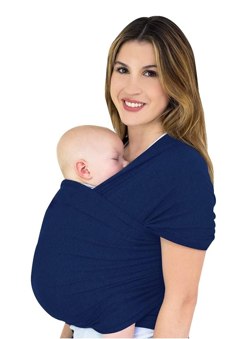 Baby Wrap Carrier - All in 1 Original Breathable Baby Sling, Lightweight,Hands Free Baby Carrier Sling