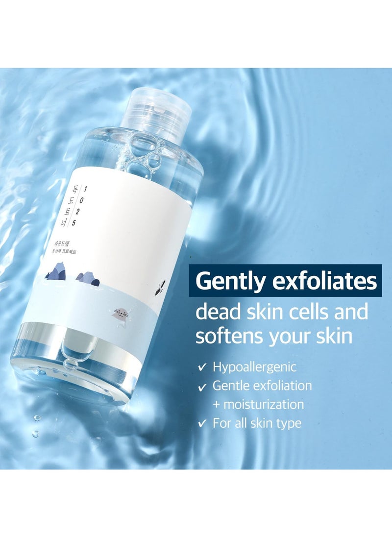 ROUND LAB Dokdo Toner Exfoliate Dead Skin Cells, Replenish Skin with Long Lasting Moisture, Hydrating, Watery Type Toner 6.76 Fl Oz/200ml