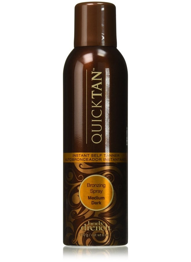 Quick Tan Instant Self Tanning Spray, Medium Dark, 6 Oz (Pack Of 3)